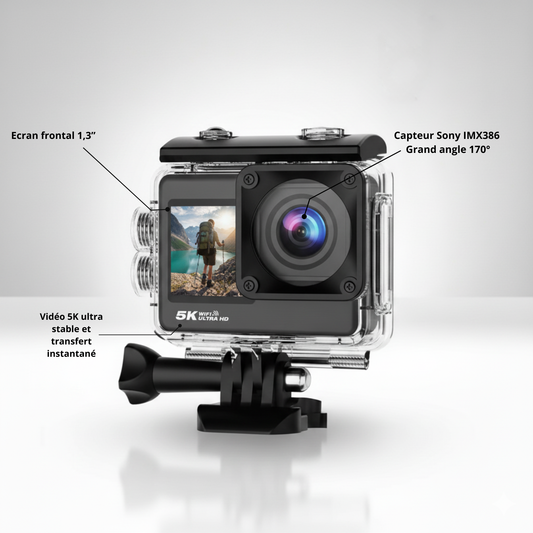 Caméra sportive 5K – HD
