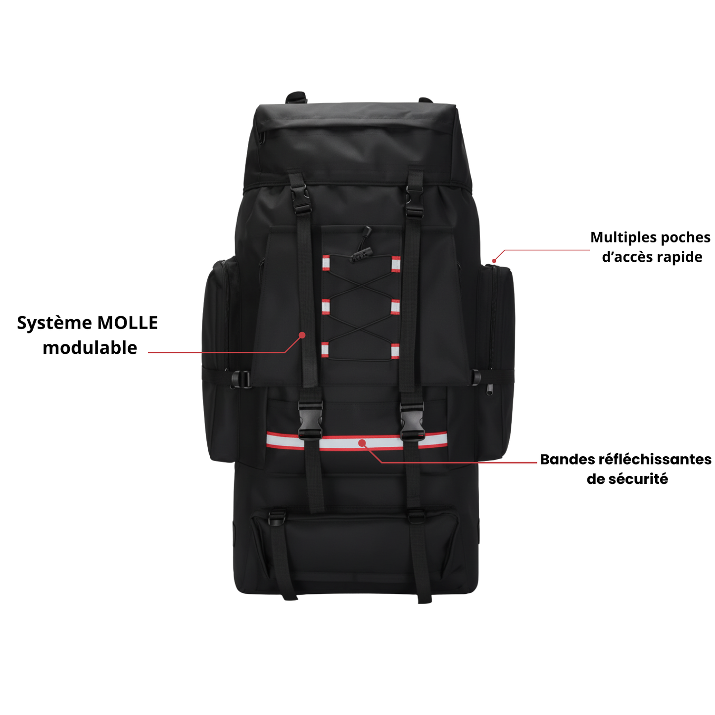 Sac à dos de randonnée 75L