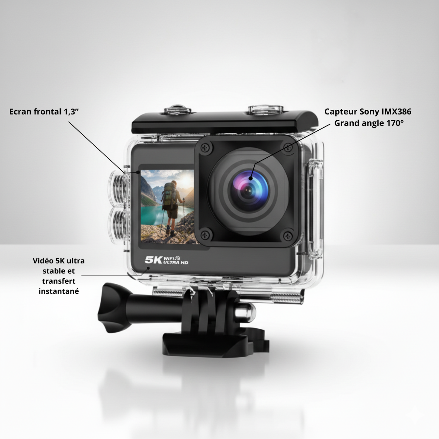 Caméra sportive 5K –  HD