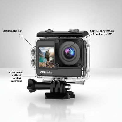Caméra sportive 5K –  HD
