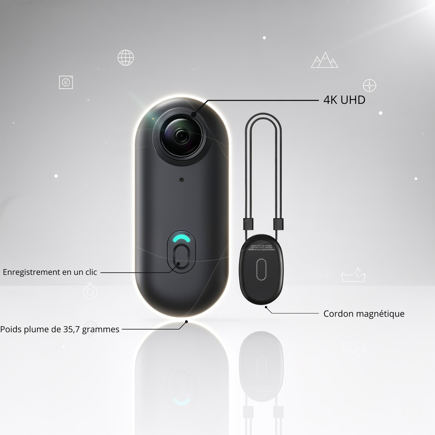 Mini Caméra H88 – 4K