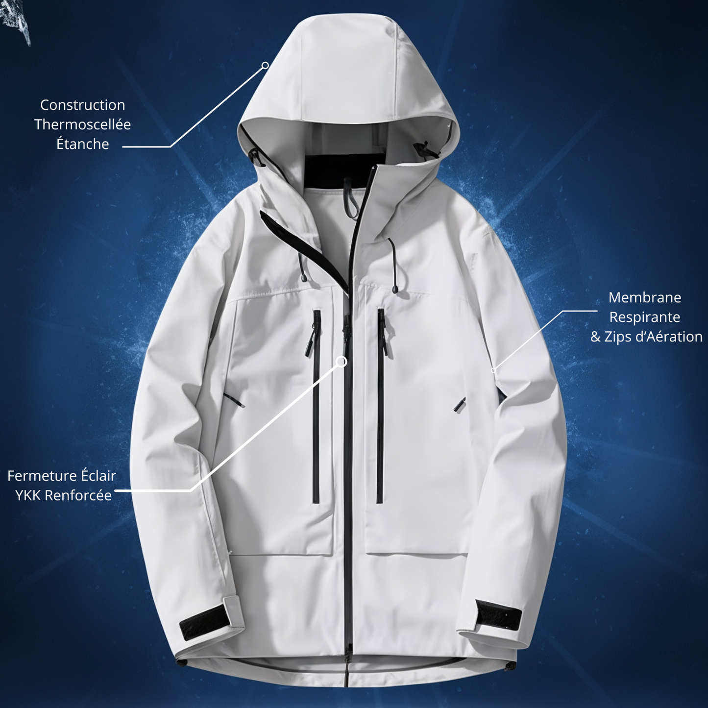 Veste d’alpinisme imperméable