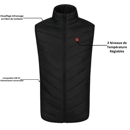 Gilet Chauffant Infrarouge