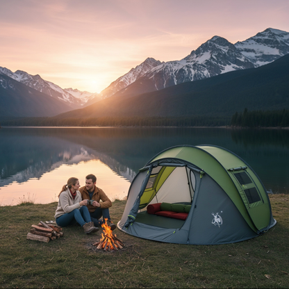 Tente Pop-Up Automatique 2 à 3 Personnes