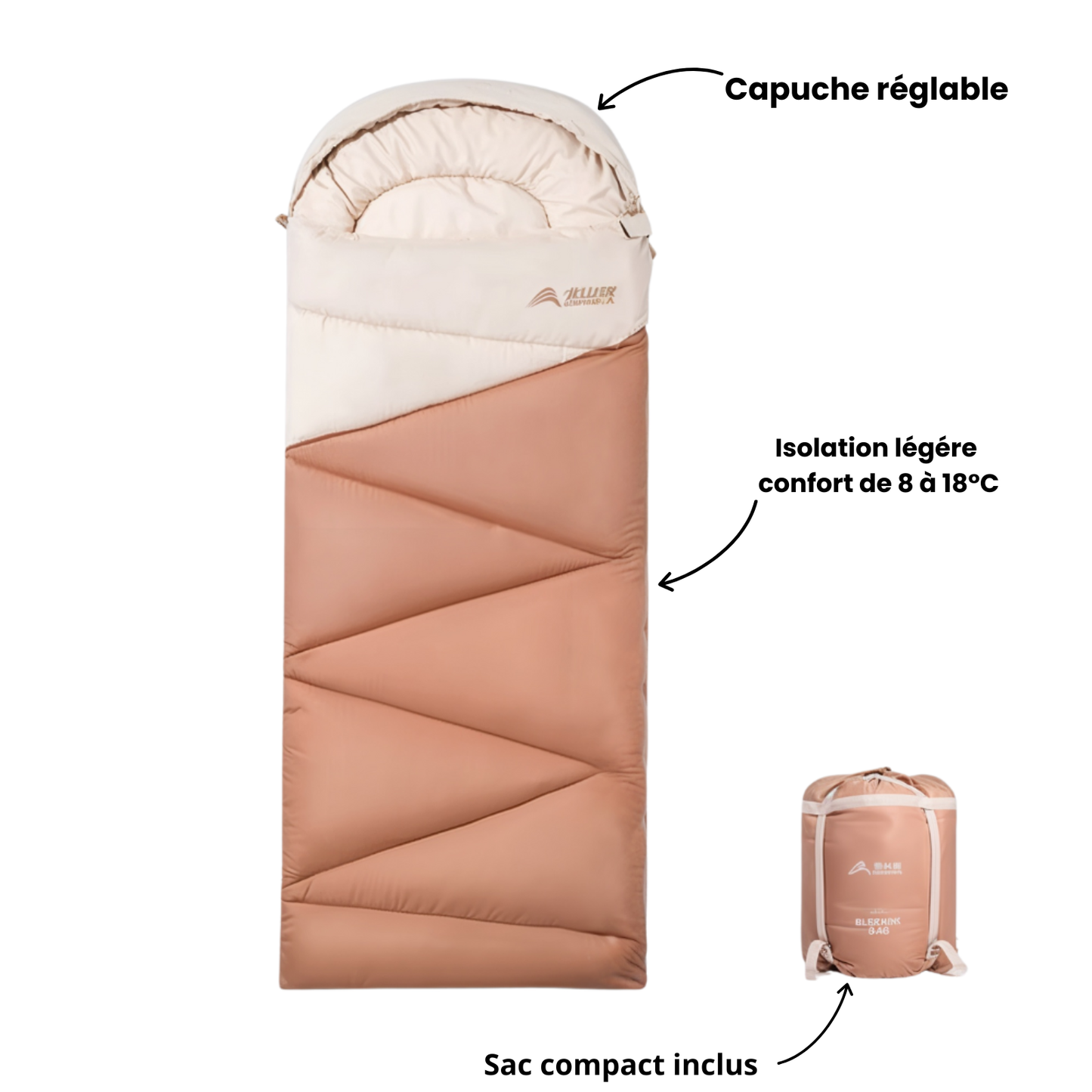 Sac de couchage 220x85 cm