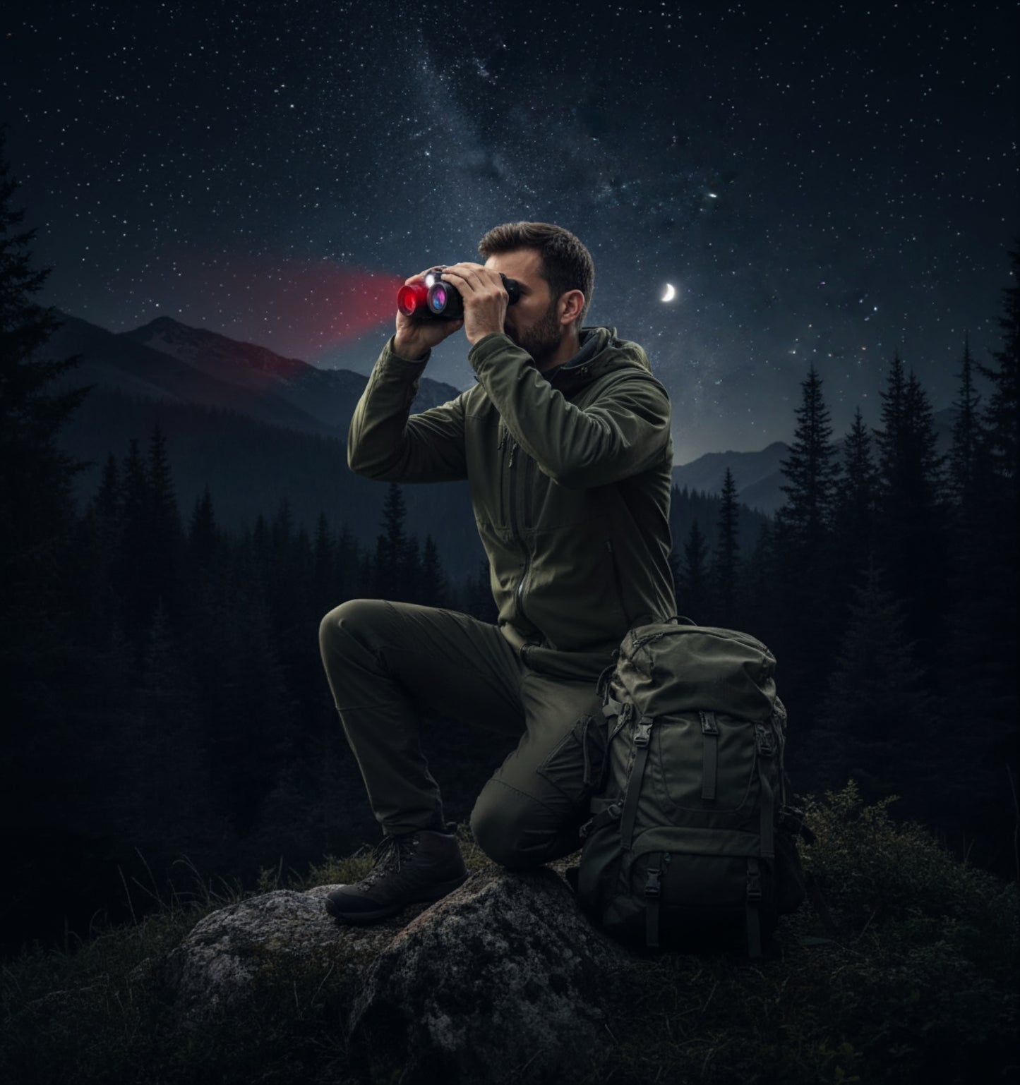 Jumelles à Vision Nocturne 4K